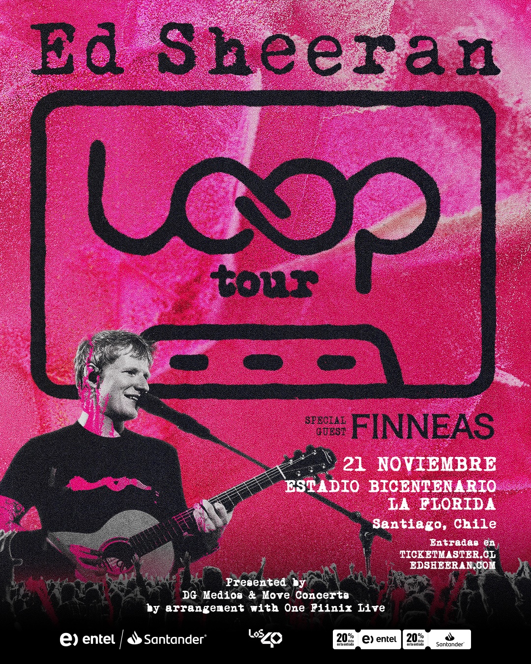 Ed Sheeran visitará nuevamente Chile